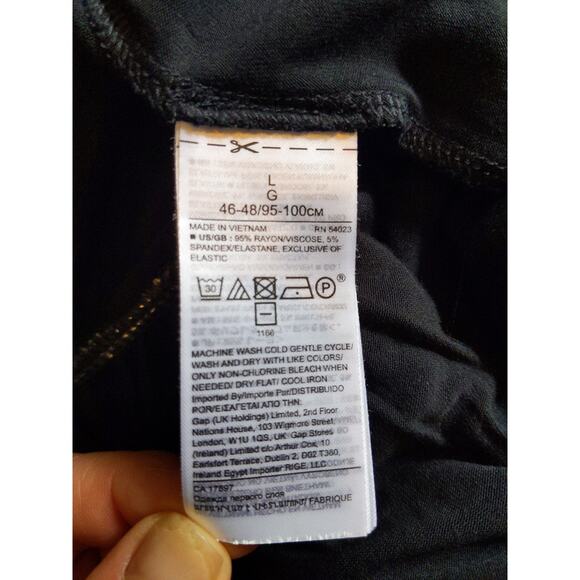 BANANA REPUBLIC Black Tiered Dress Tank Sleeveless Modal Soft Size L Large - Picture 5 of 8